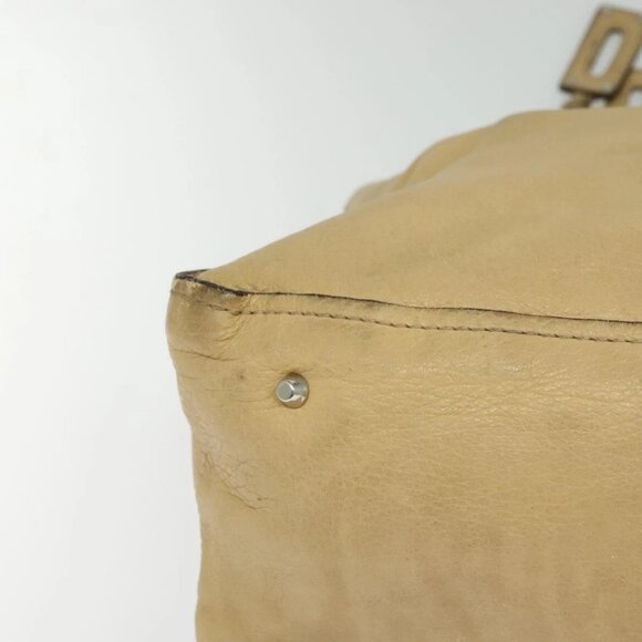 Chloe Paddington Tote Bag Leather Beige Auth am8249 - Picture 5 of 16